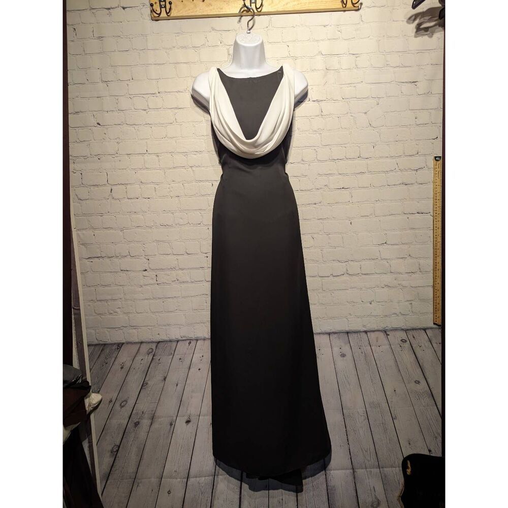 Michaelangelo formal chiffon backless dress 10